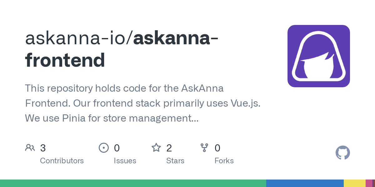 AskAnna Frontend project on GitHub